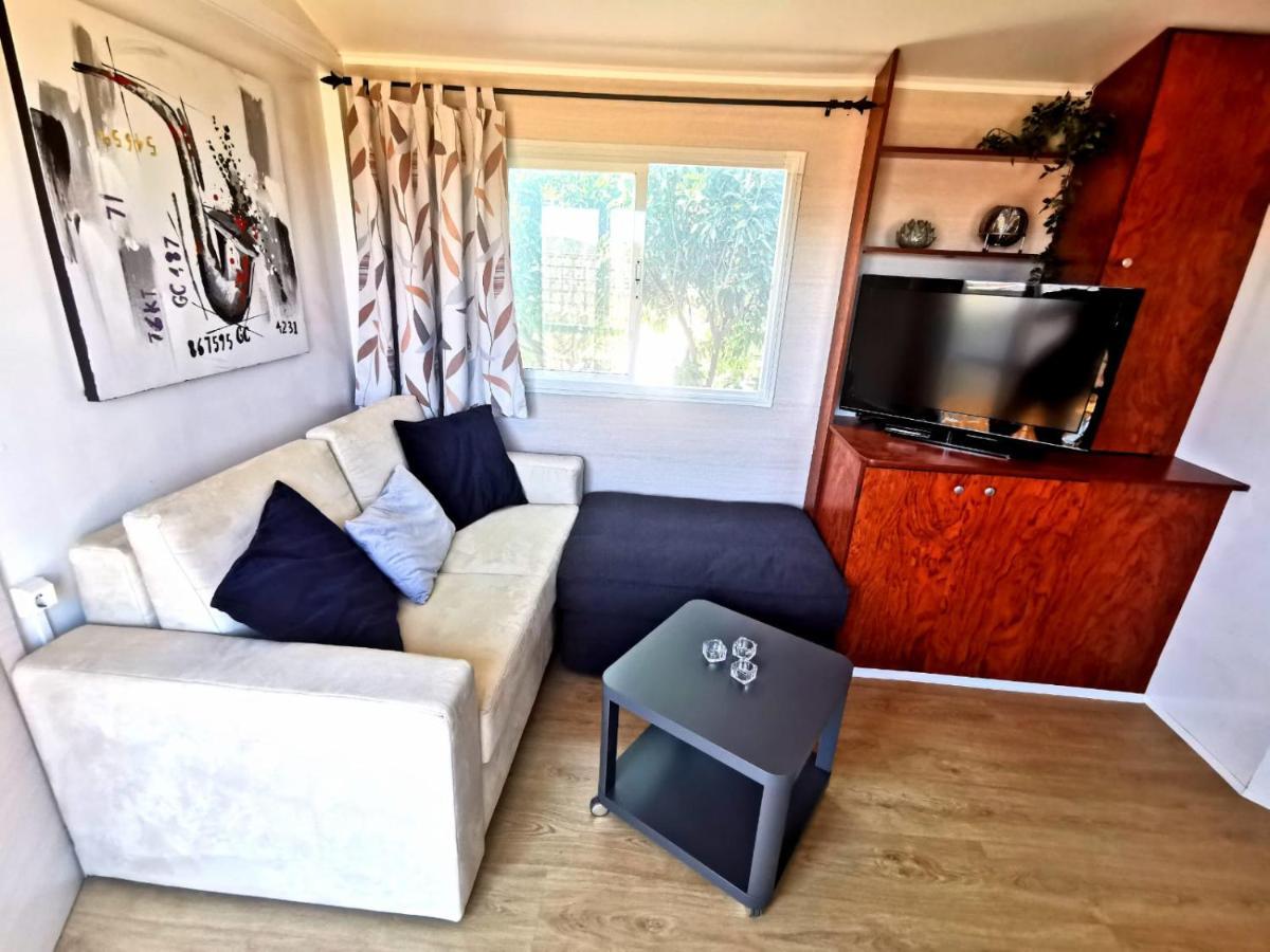 Casa Azul-Tiny House With Fantastic View, Big Outdoor Space And Pool 西尔韦斯 外观 照片