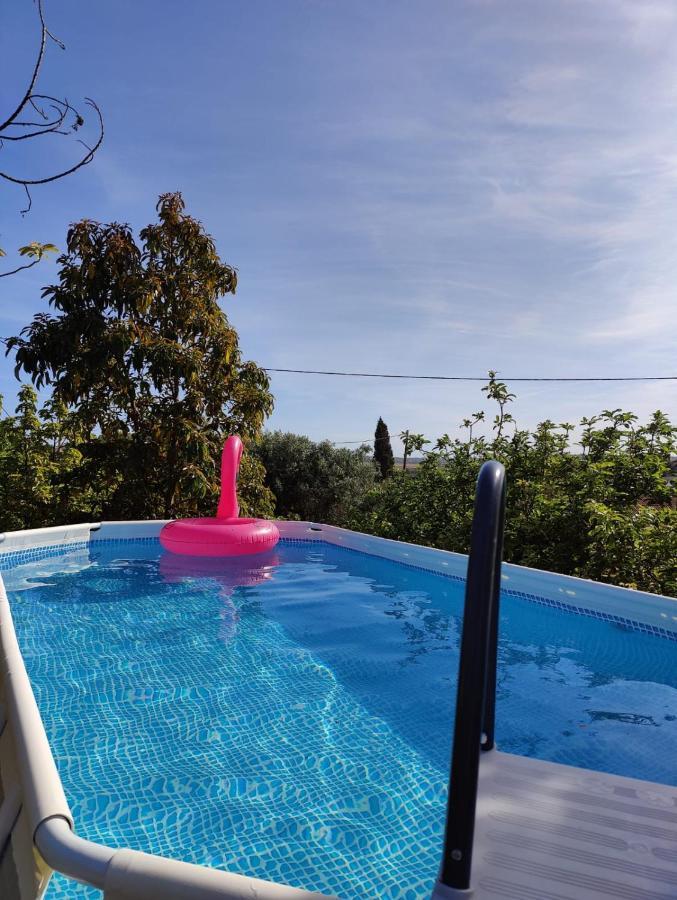 Casa Azul-Tiny House With Fantastic View, Big Outdoor Space And Pool 西尔韦斯 外观 照片