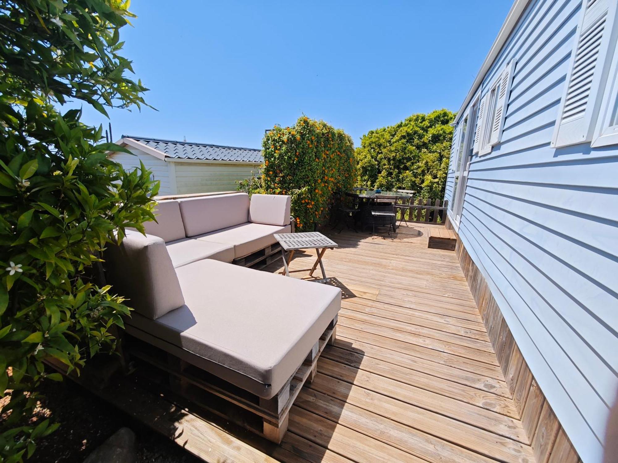 Casa Azul-Tiny House With Fantastic View, Big Outdoor Space And Pool 西尔韦斯 外观 照片